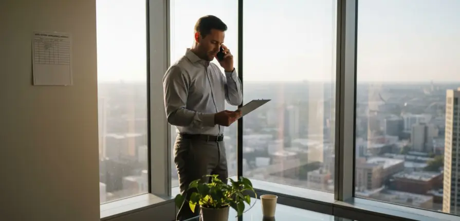 Florida property manager reviews HVAC checklist