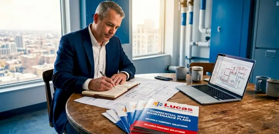 Manager planning apartment HVAC upgrade