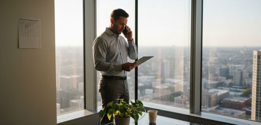 Florida property manager reviews HVAC checklist