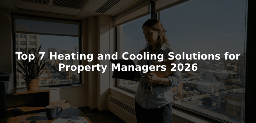 Property manager in office with HVAC checklist and sunlight