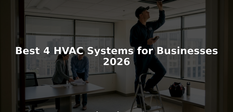 HVAC technician servicing vent in business office